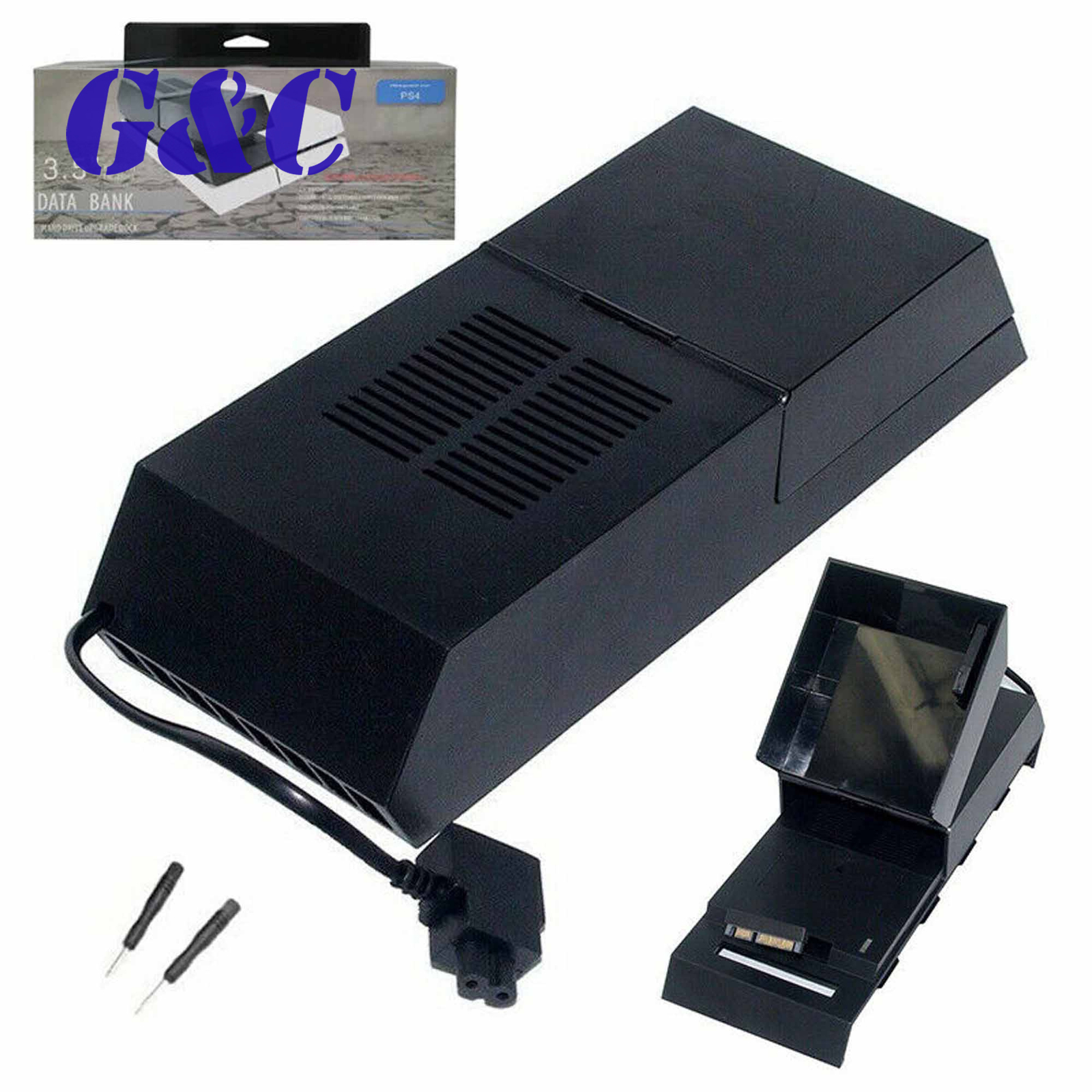 2TB Hard Drive External Box For PS4 Internals Memory Extra Storage Data Bank