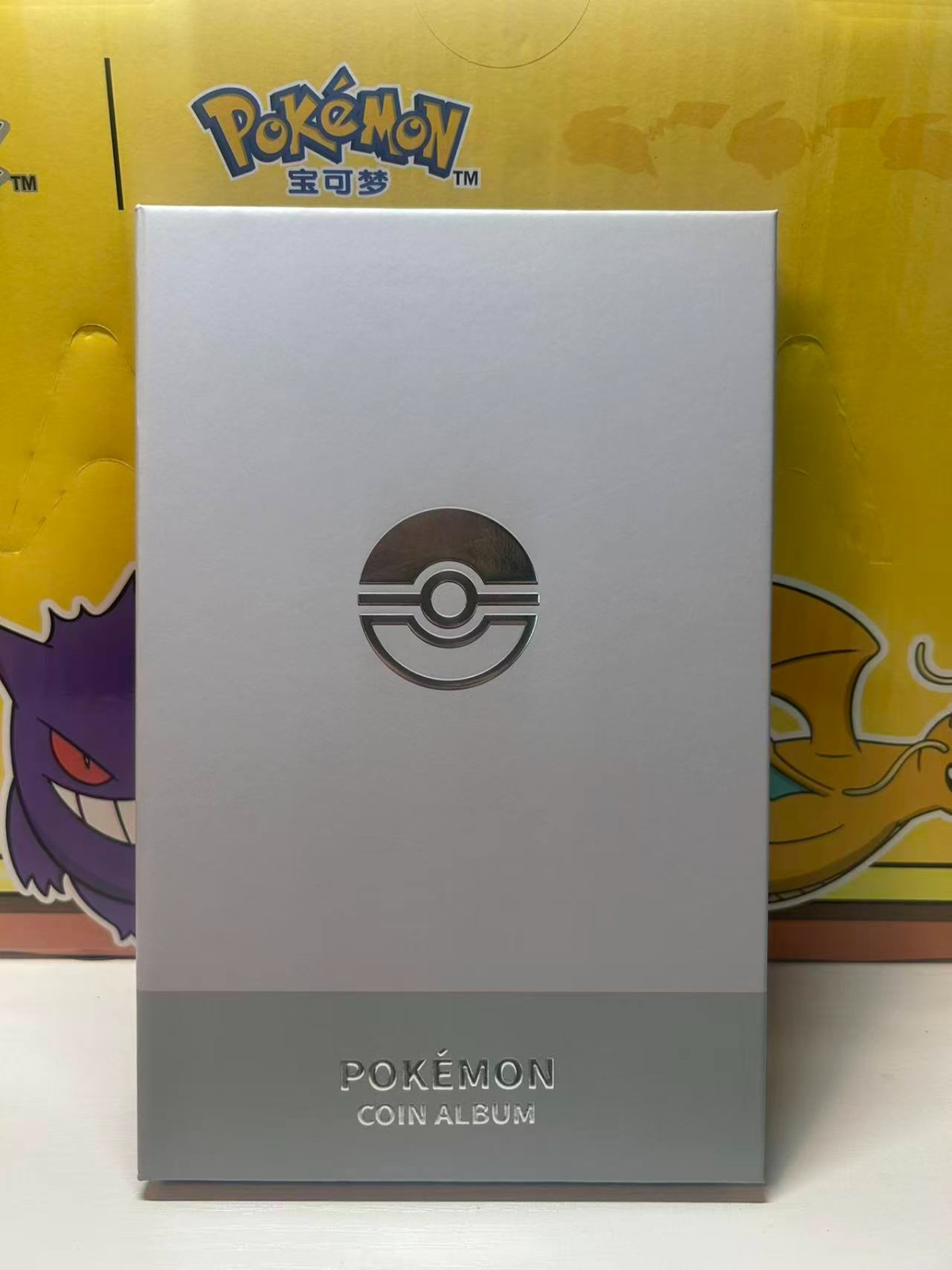 New Chines Pokemon Card Game Coin Album Collection Folder TCG sealed 3cm 30 slot
