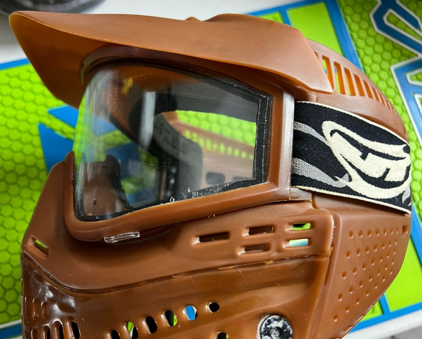 JT PROFLEX IZE - OG / BROWN - PAINTALL MASK GOGGLES - VINTAGE PROSHIELD THIN
