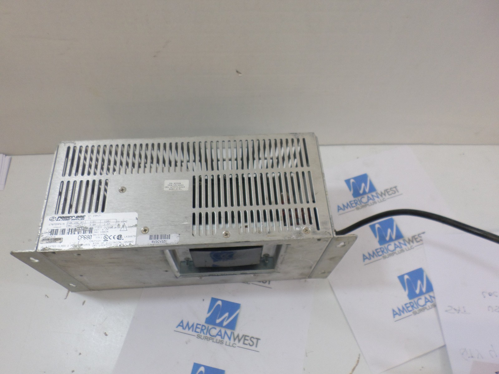 Used PowerOne DC Power Supply 1787 DNPS 24 V DC