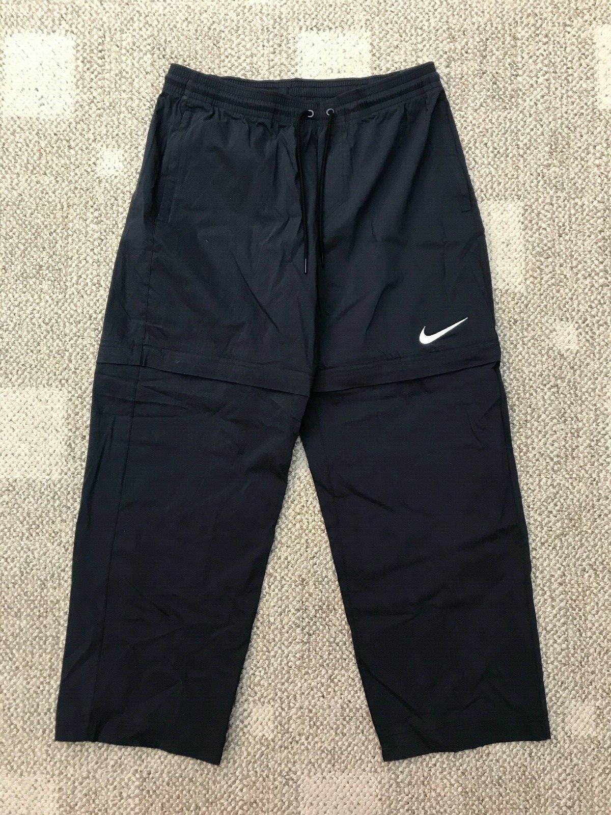 Nike Sportswear Loose Fit Convertible Pants Shorts Black CK0523-010 $120 Men's M