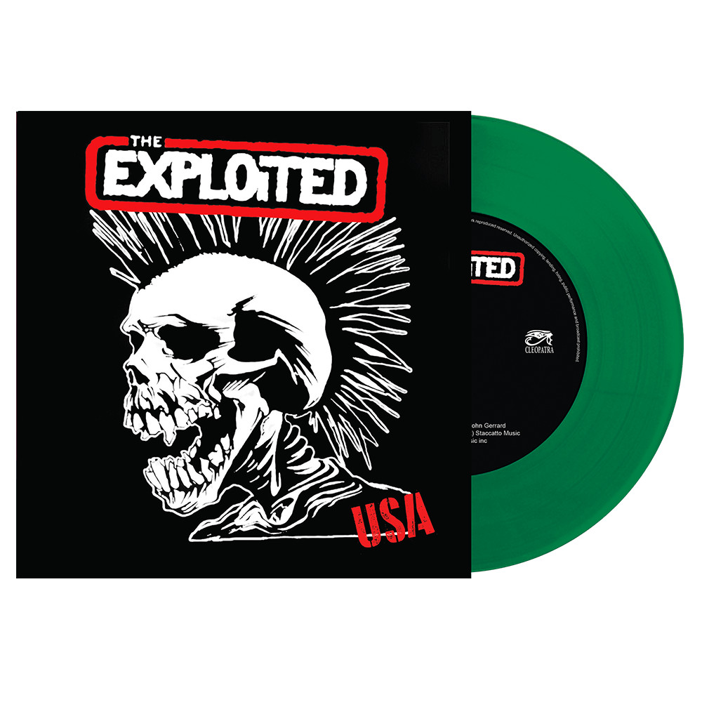 The Exploited - USA (Limited Edition Green 7" Vinyl)