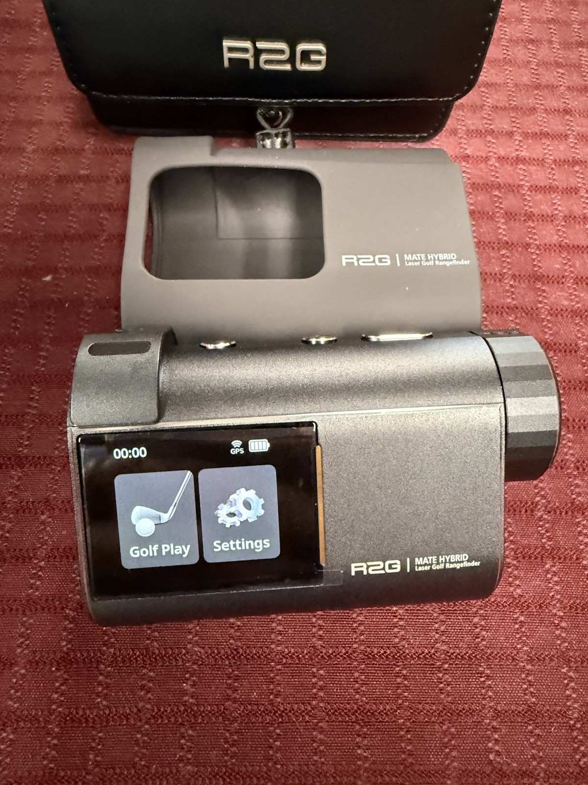 R2G Mate Hybrid Laser Distance Meter Golf Measurement Device, Space Grey