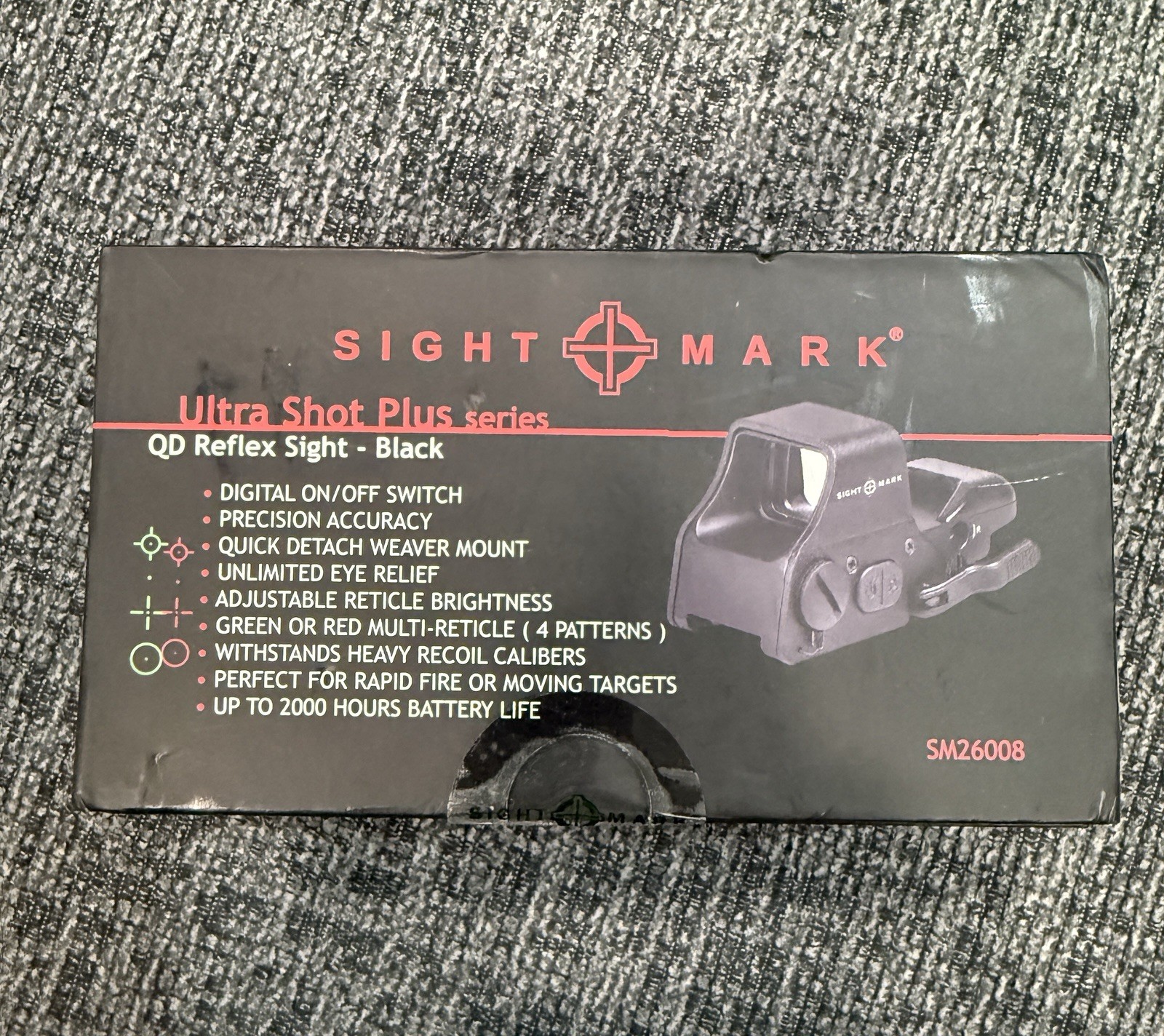 Sightmark Ultra Shot Plus QD Reflex Sight SM26008 - Black