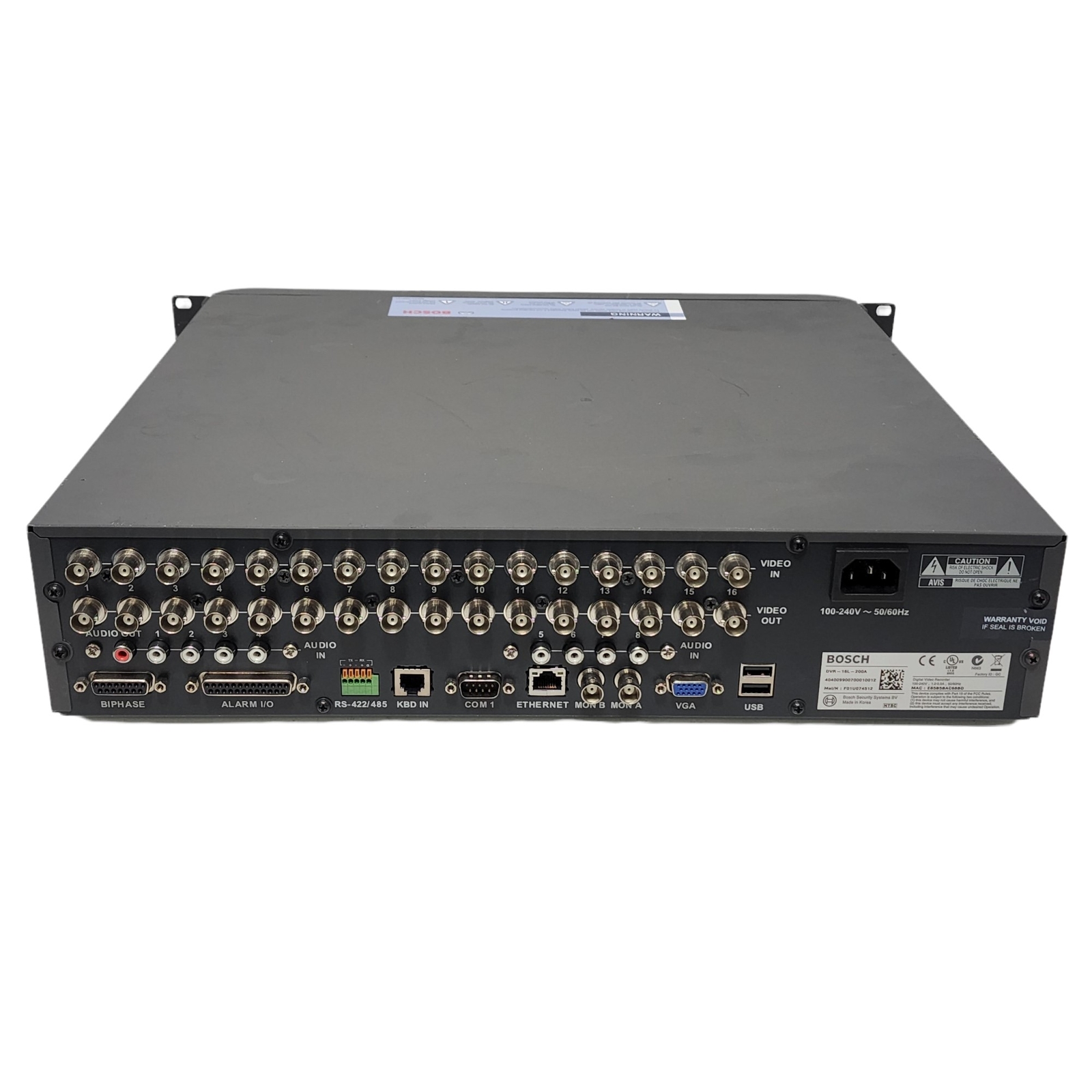 Bosch DVR-16L-200A Security DVR