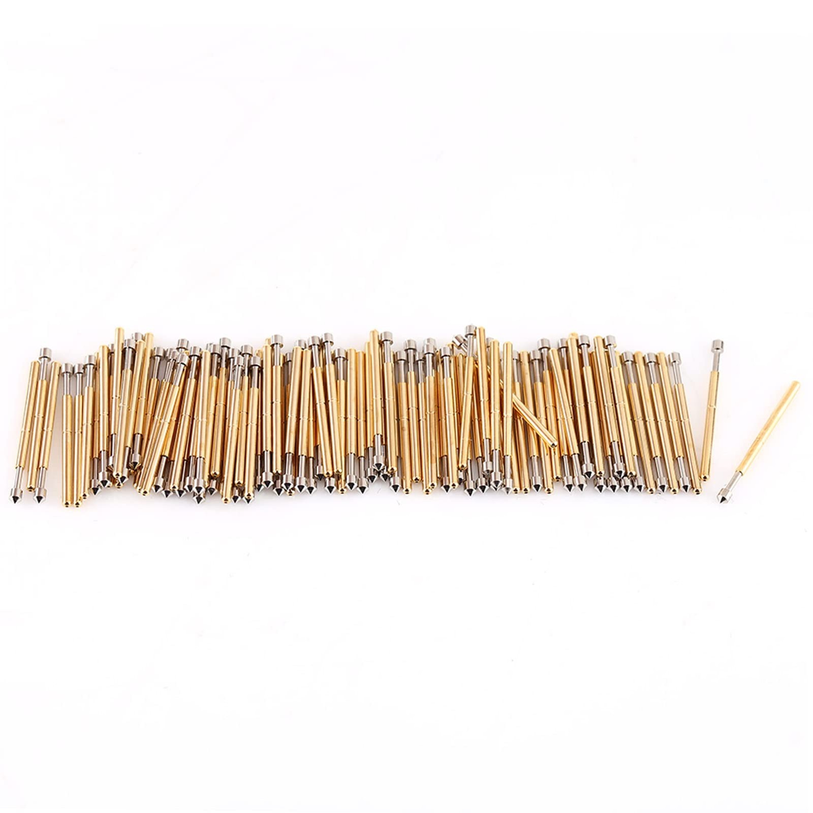100 PCS Spring Test Probe P75E2 High Accuracy Round Pogo Pin PCB Contact