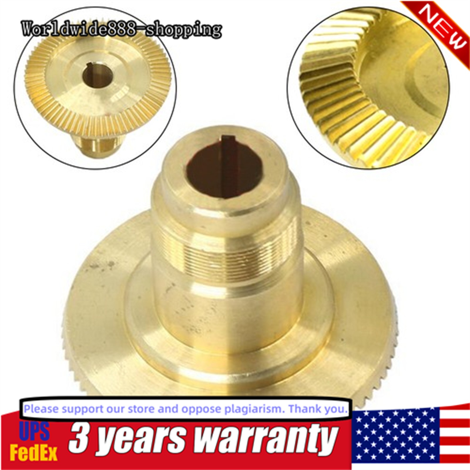 Milling Machine Servo Power Feed Gear Bronze For Bridgeport Straight Modle Teeth
