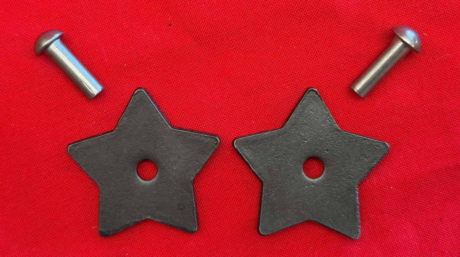 NEW/OLD STOCK 1 1/2" 5-Point COWBOY VAQUERO SPUR ROWELS & Pins