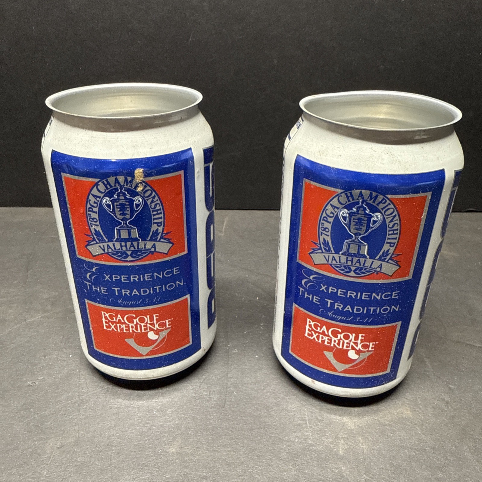 2 Pepsi Cans Never Topped Never Filled Never Sealed 78th PGA Championship