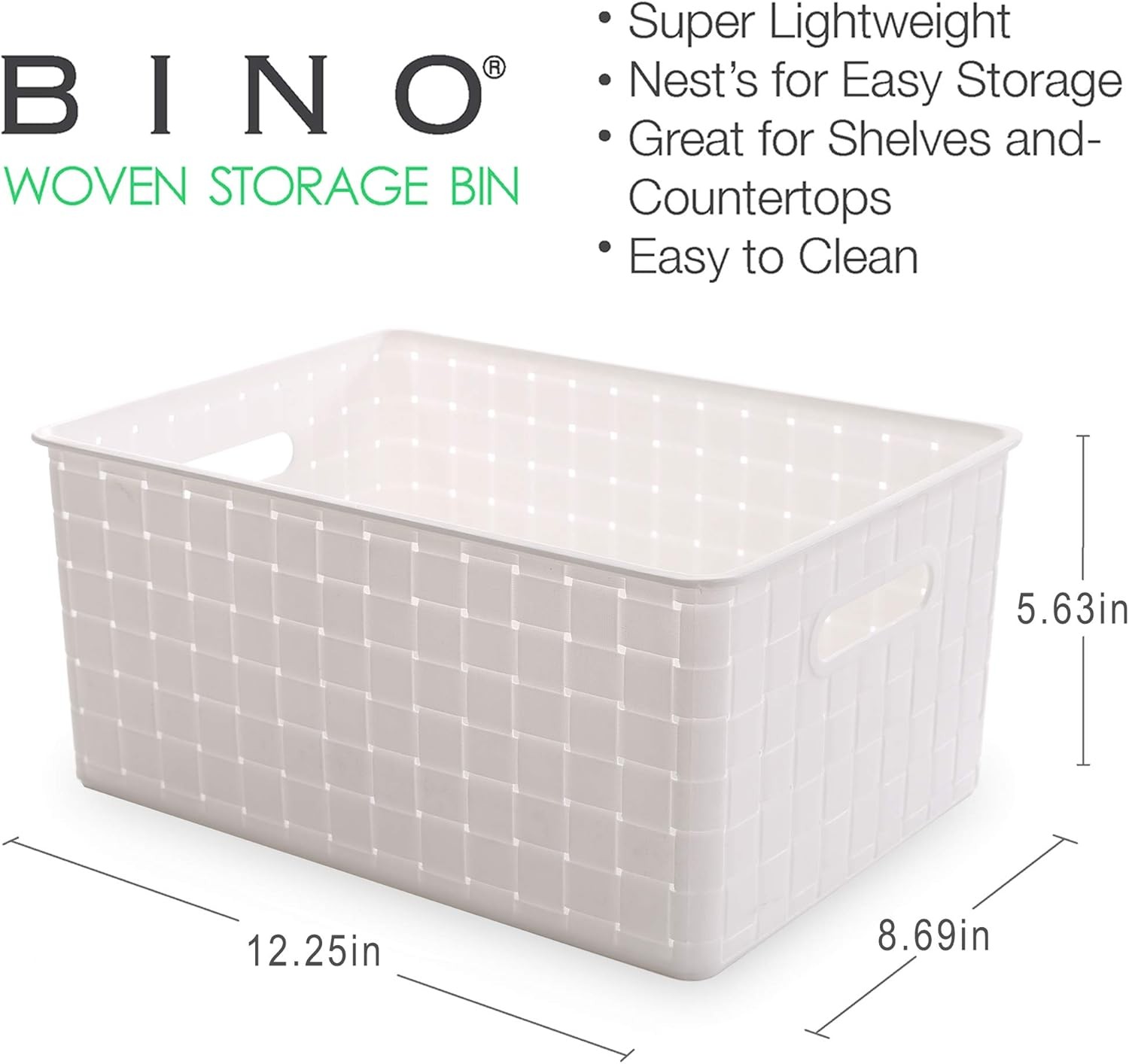 Plastic Storage Baskets Medium - Grey | THE STABLE COLLECTION | Multi
