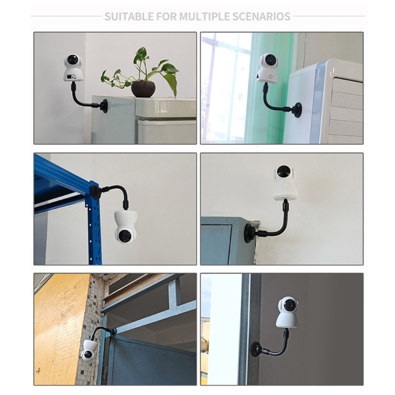 Camera Rack Clamp Flexible Hose Adjustable Angle For Indoor Metal Panel
