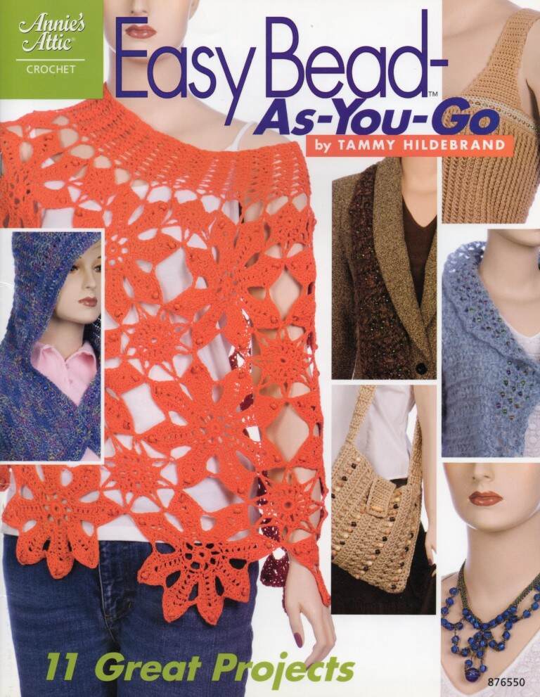 ANNIE'S ATTIC CROCHET EASY BEAD-AS-YOU-GO 11 PROJECTS