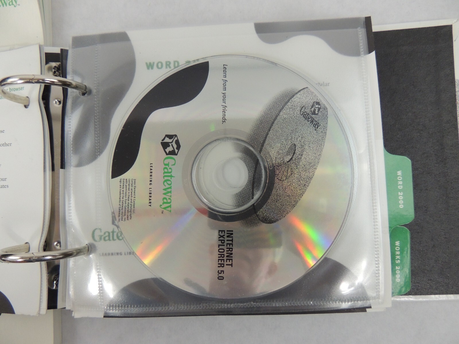 USING YOUR GATEWAY PC BOOK AND LEARNING LIBRARY