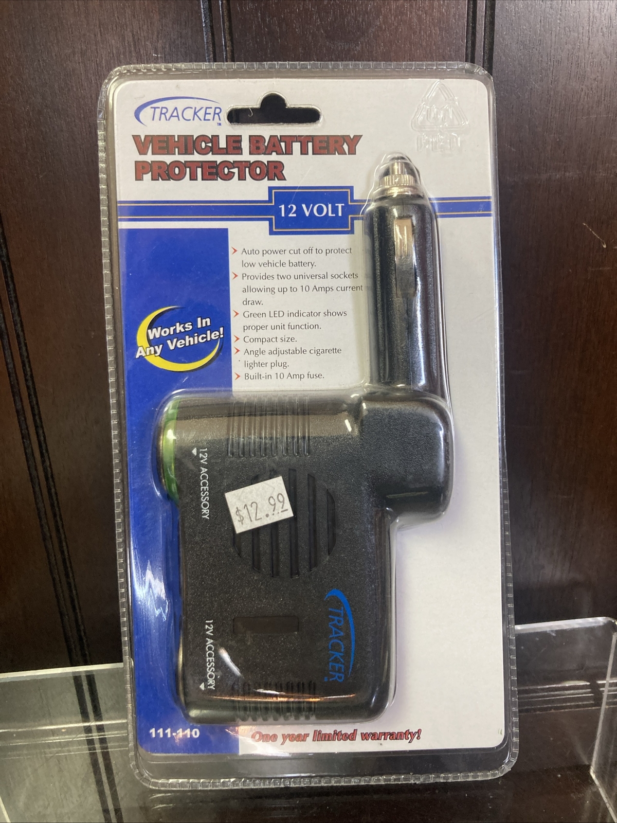 Vehicle Battery Protector By TRACKER 12V Accessory For Cars Trucks #111-110