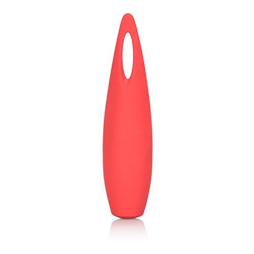 Red Hot Spark USB Rechargeable Silicone Massager Waterproof Red