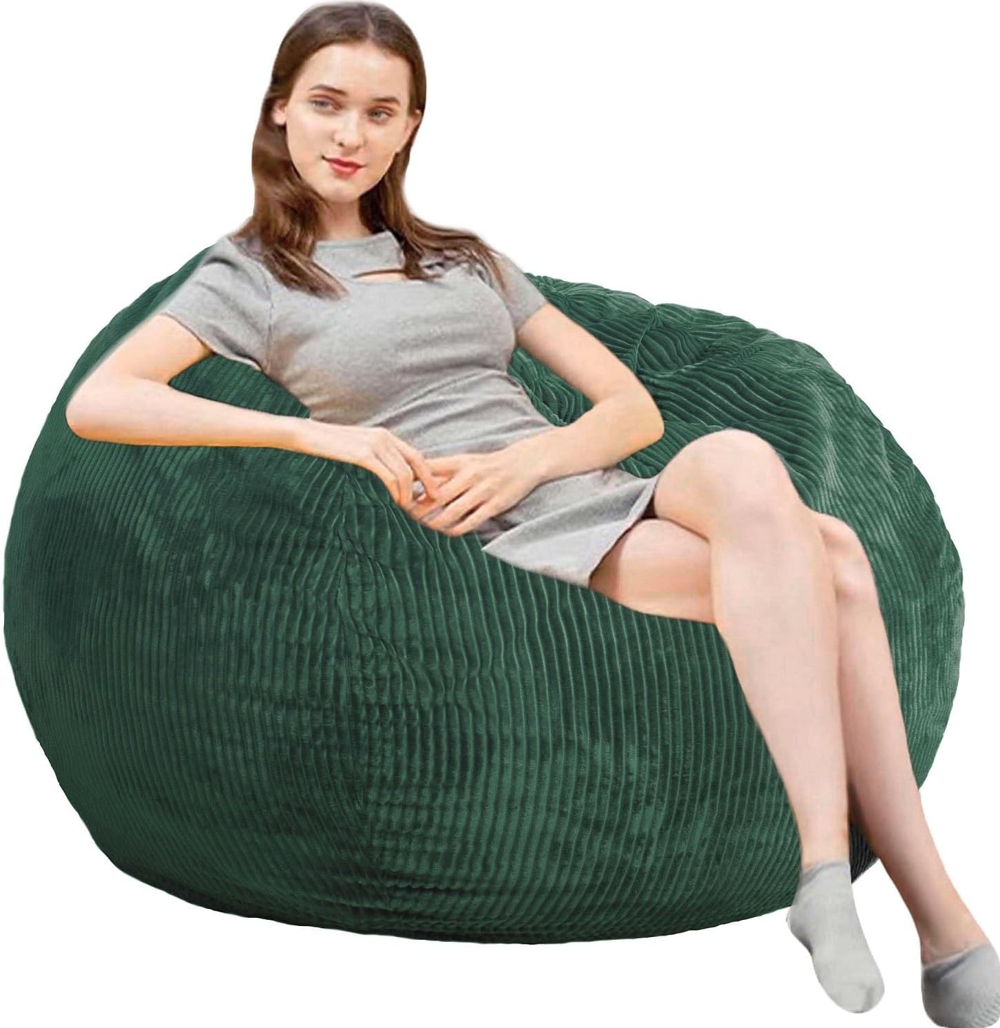 Bean Bag Chair Luxurious Faux Rabbit Fur Memory Fo Bean Bag Chairs for