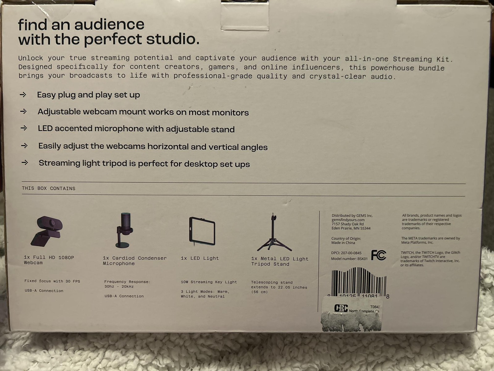 North Complete Creator Streaming Kit: Audio Equipment Parts & Accessories