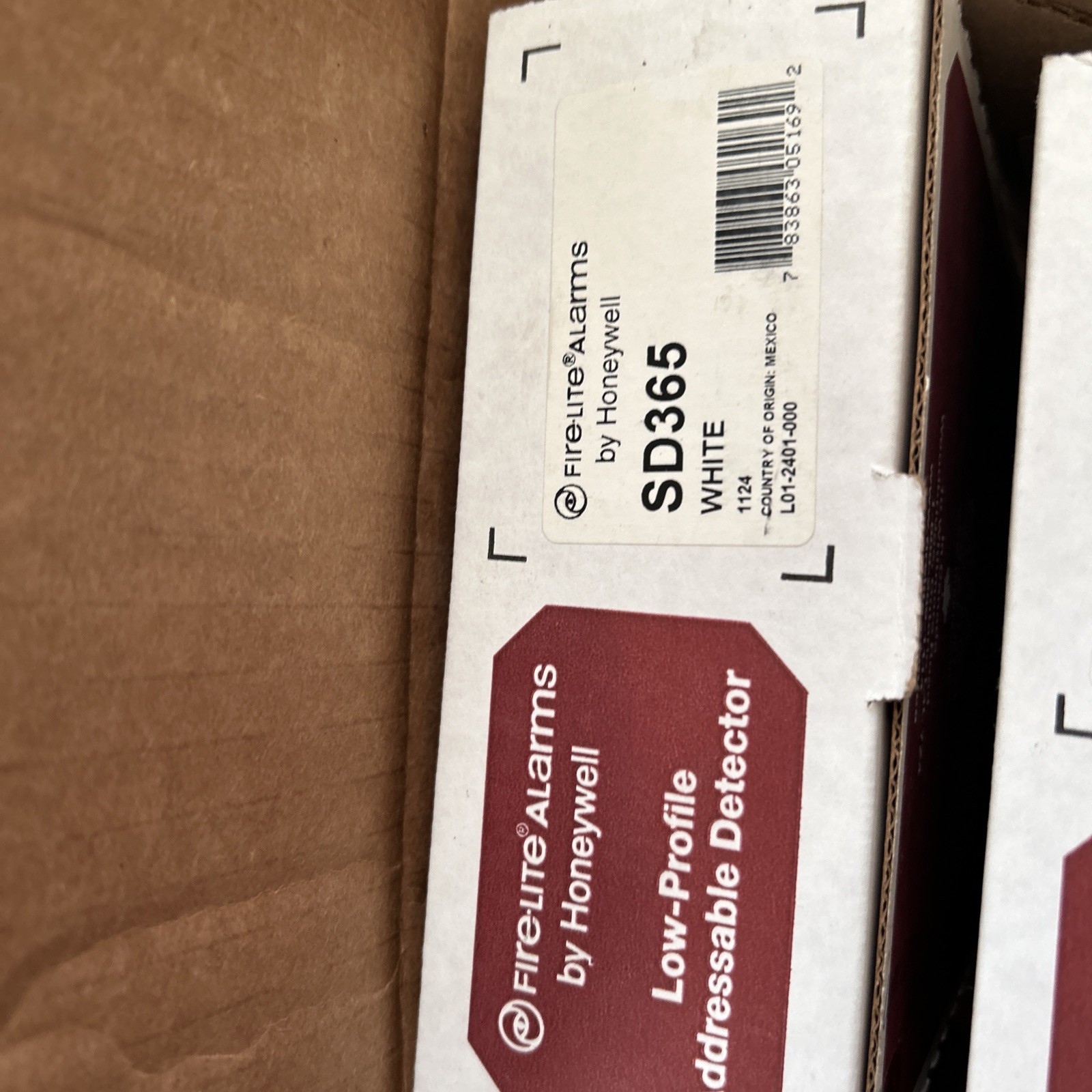 Fire-Lite by Honeywell SD365 White Low Profile Addressable Detector Sealed