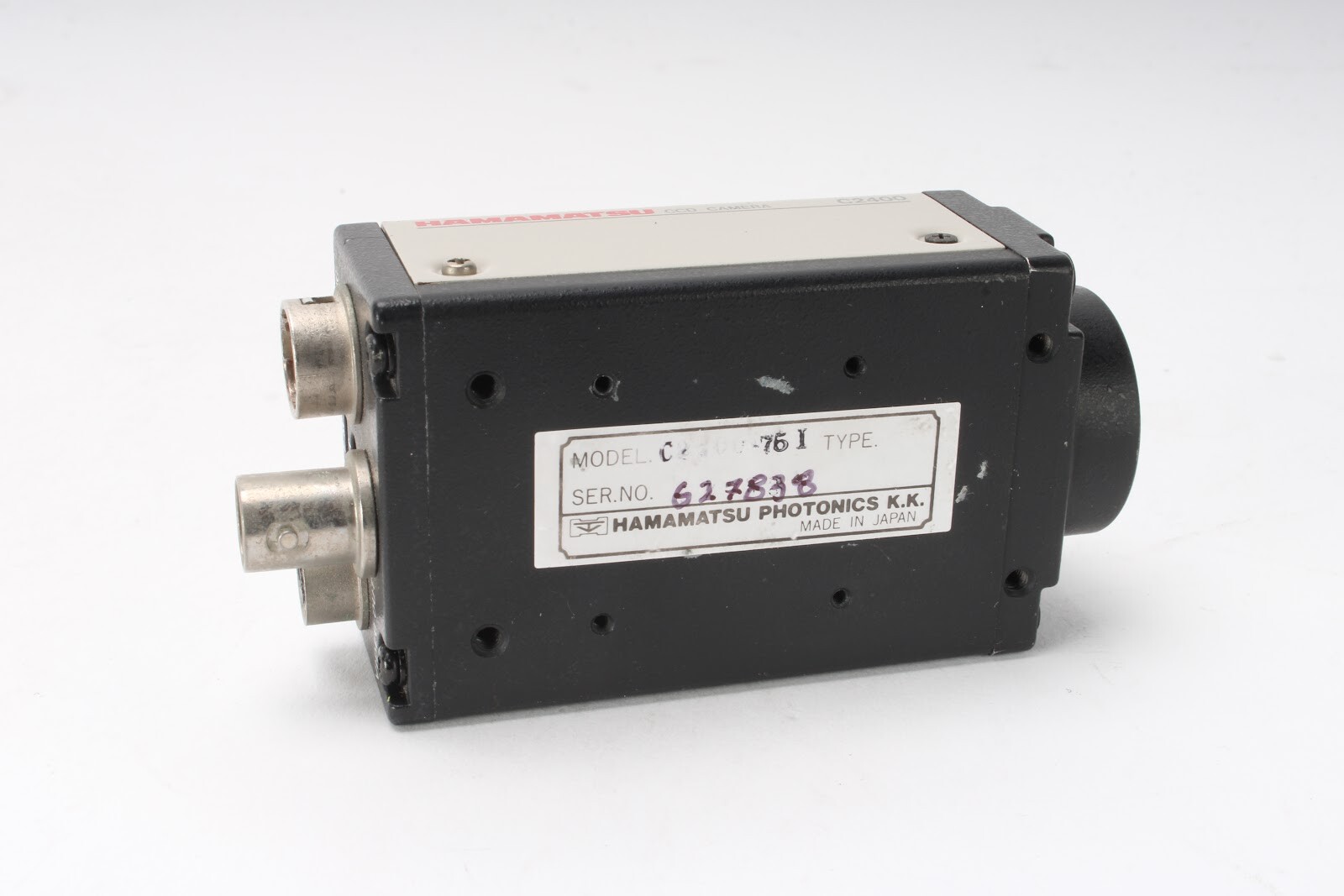 Hamamatsu C2400 Microscope Video CCD Camera System