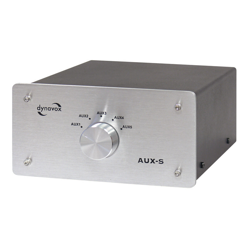 Dynavox Input Expansion / Switch AUX-S Silver Source Switcher