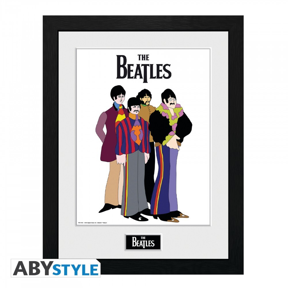 The Beatles Yellow Submarine Group Framed Poster 12in x 16in Abysse Am 001298834