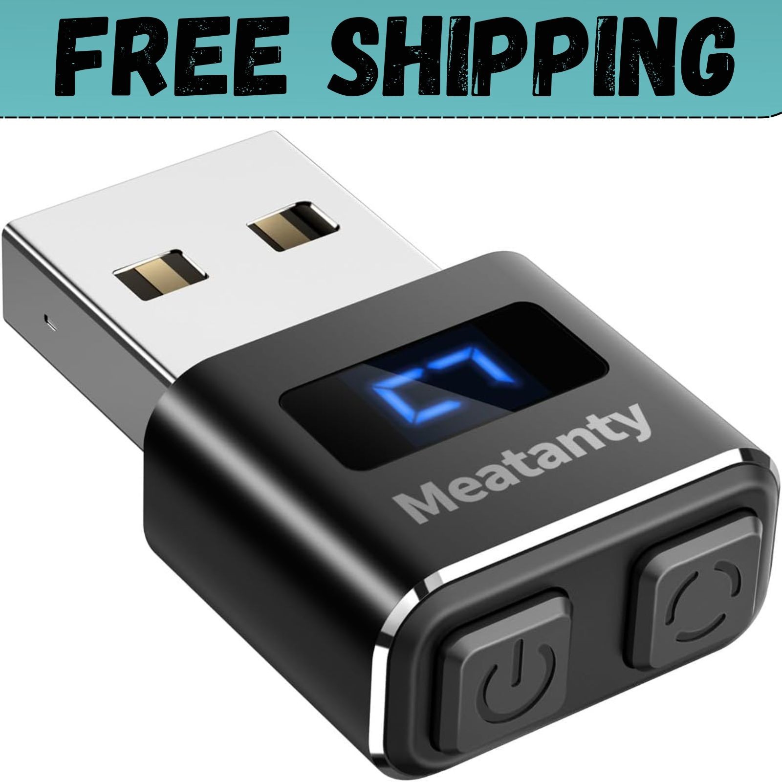 Meatanty Metal Tiny Mouse Jiggler, USB Mouse Mover Undetectable, Automatic With