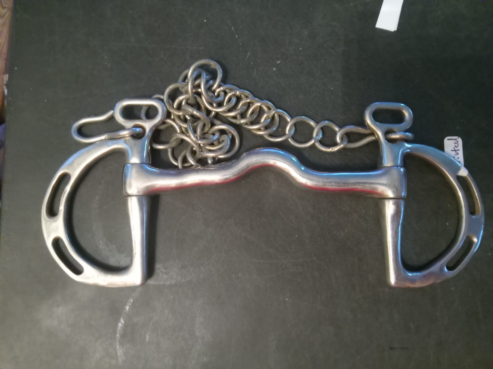 Used kimberwick ported mouth bit 5 in