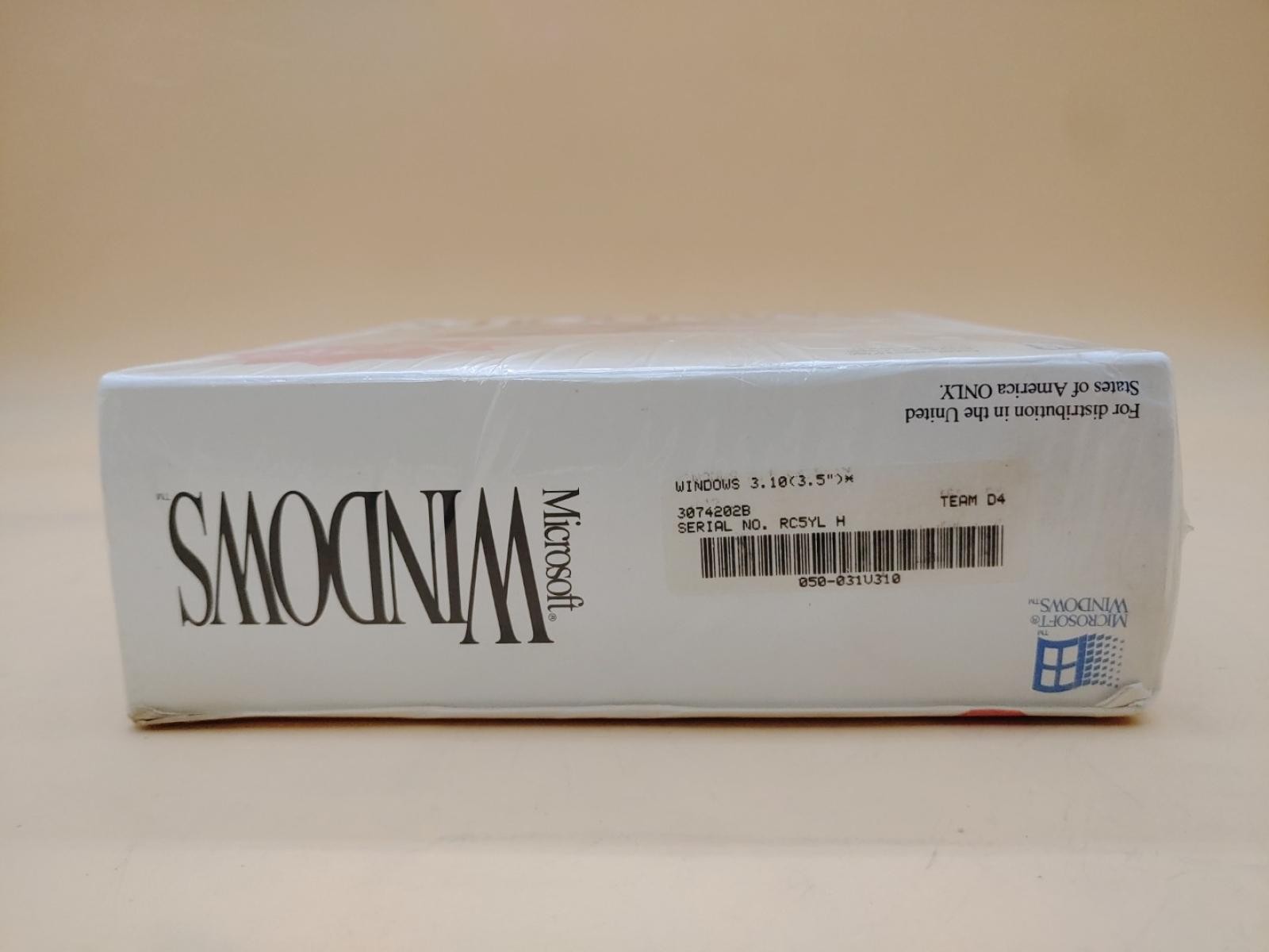 Microsoft Windows 3.1 Retail Box Floppy 3.5" **SEALED**