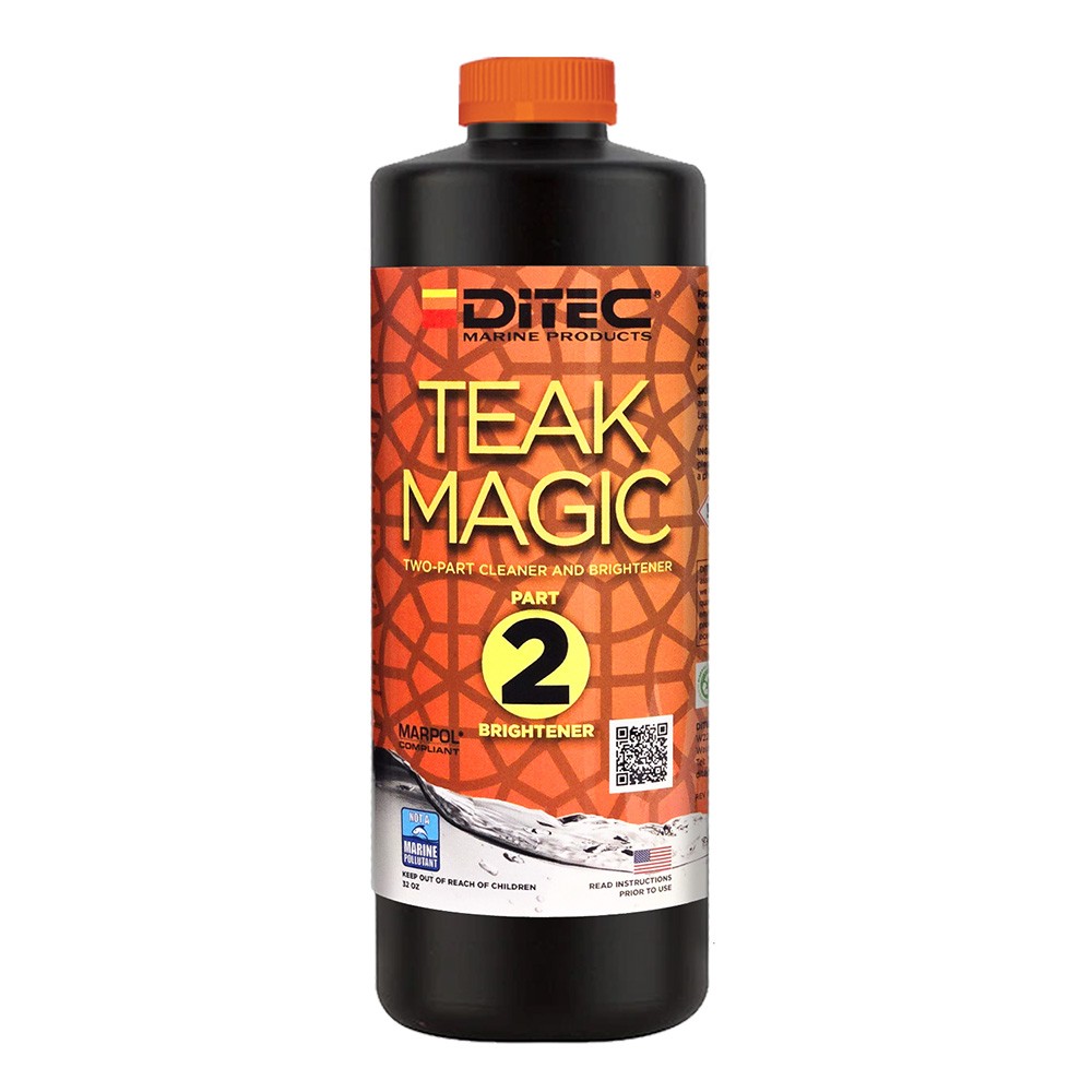 Ditec Marine Products TC-MGQT-PRT2 Ditec Teak Magic: Part 2 - 32oz (tcmgqtprt2)