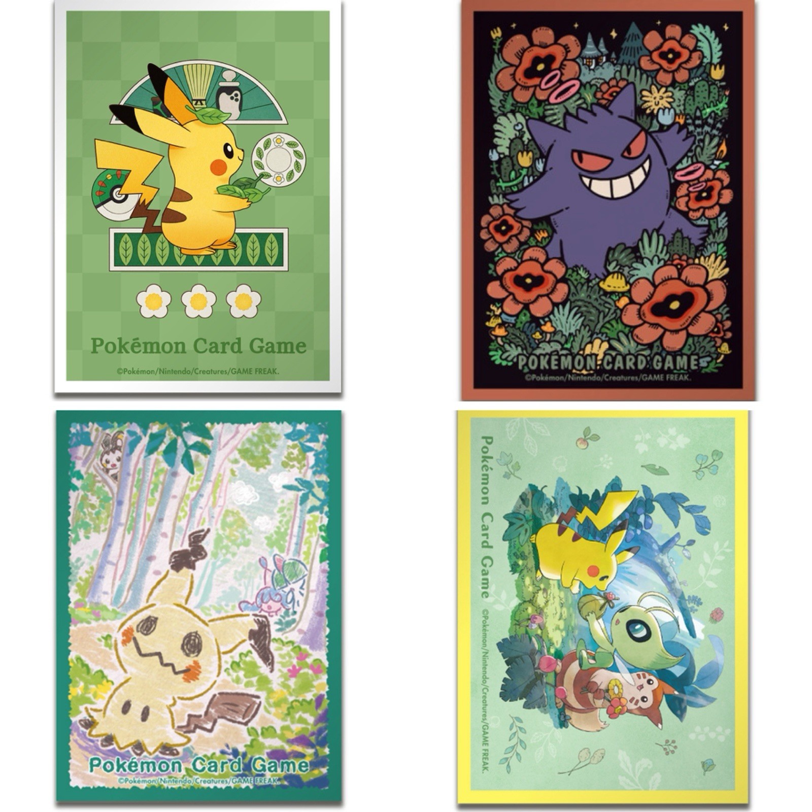 【pokemon】Card Sleeves 64pcs/ japanese pokemon center official