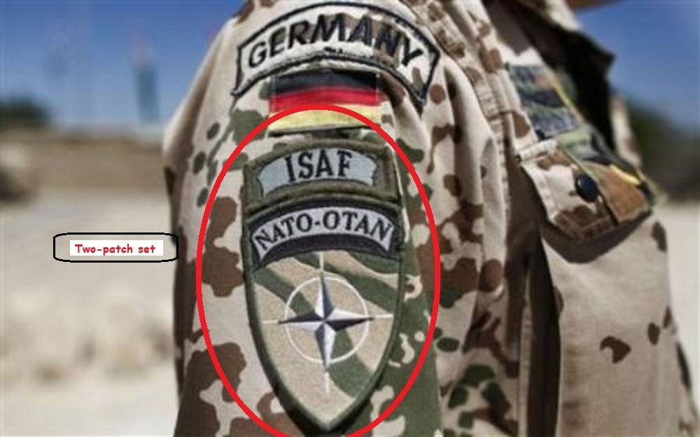 GWOT JOINT SP OPS TASK FORCE JSOTF-A AFGHANISTAN vêlkrö 2-PC: NATO-OTAN + ISAF