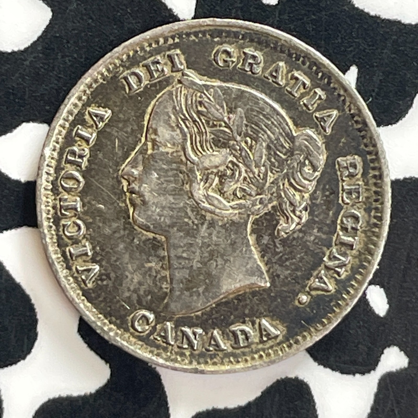 1899 Canada 5 Cents Lot#T7685 Silver! Nice!