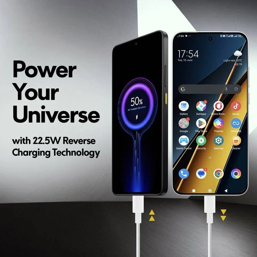 POCO F7 5G (Silver, 256 GB 12 GB ) 8s Gen 4 Processor NFC 6.83" Global Version.