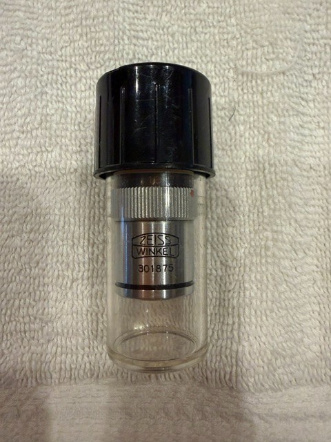 ZEISS WINKEL 100/1.30 OEL M.I. MICROSCOPE OBJECTIVE LENS 301875 GERMANY