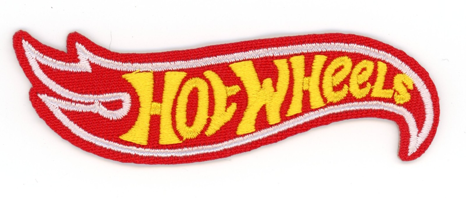 Hot Wheels Logo Patch – Iron-On Sew-On Toy Car Collectible Applique