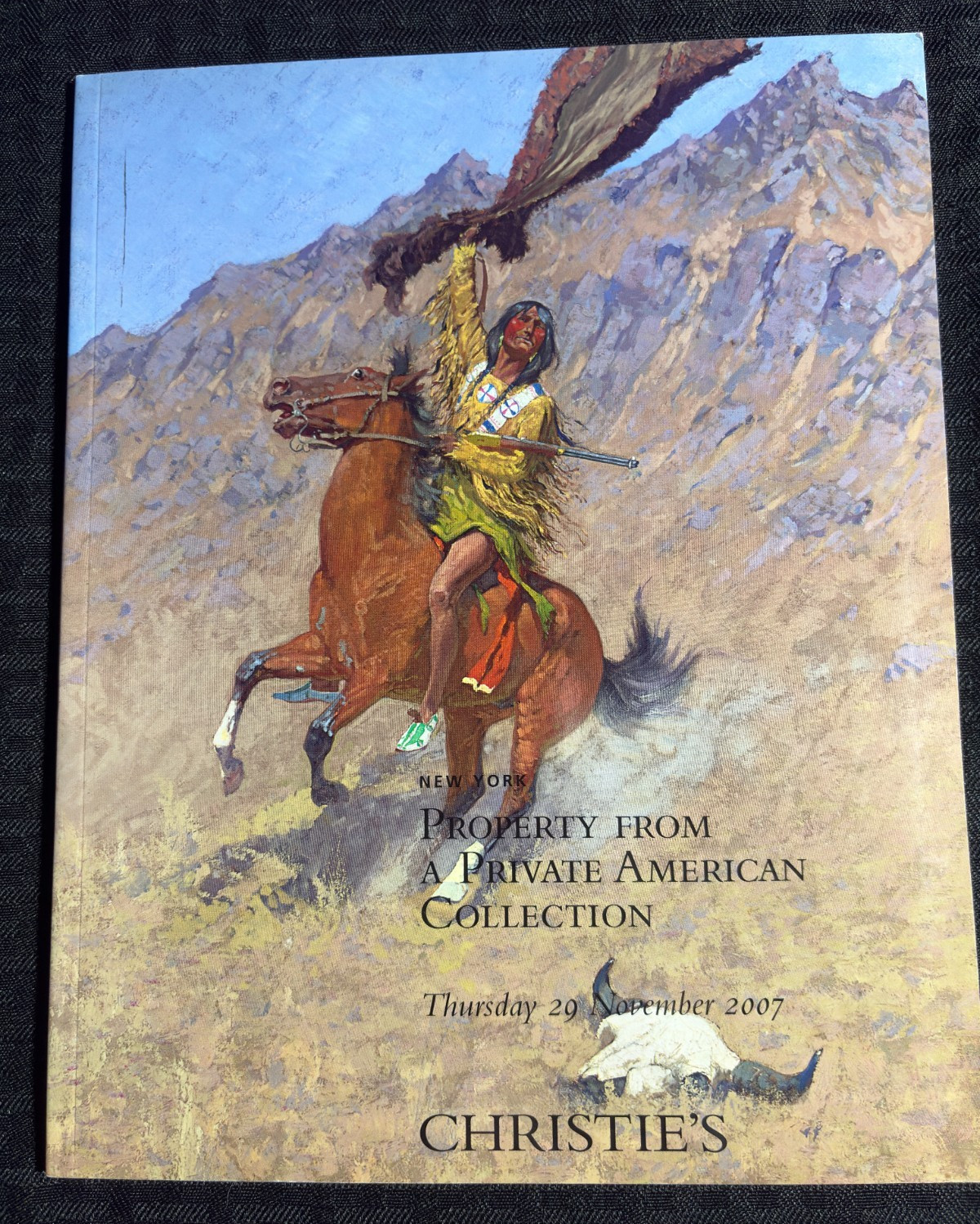 2007 CHRISTIE'S 64pg Auction Catalog FN+ 6.5 Property Private American Collectio