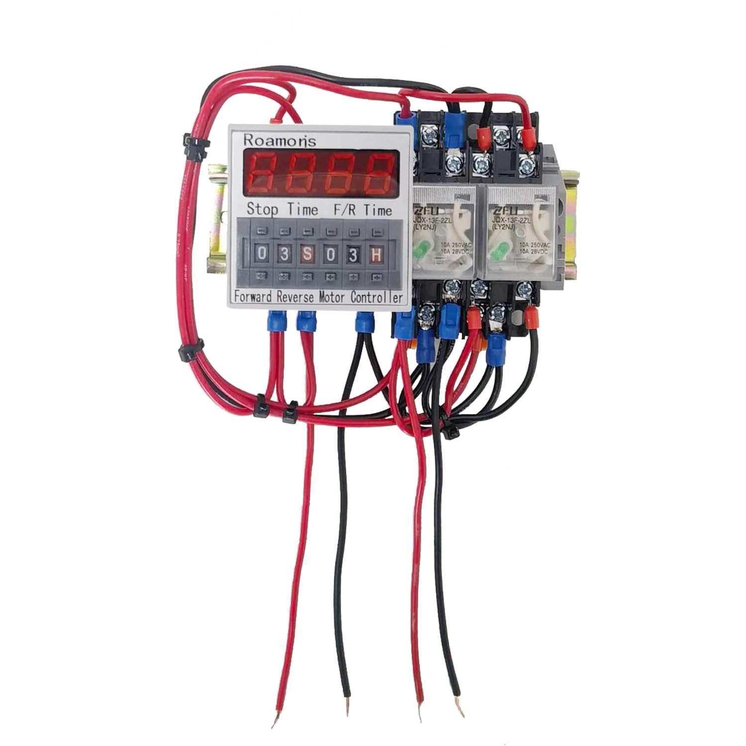 Automatic Forward Reverse Motor Controller,0.1S-99H Timer Cycle Relay for DC1...