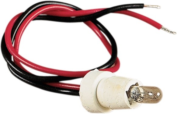 DS Replacement Socket/Bulb for Mini Speedo/Tach Chrome