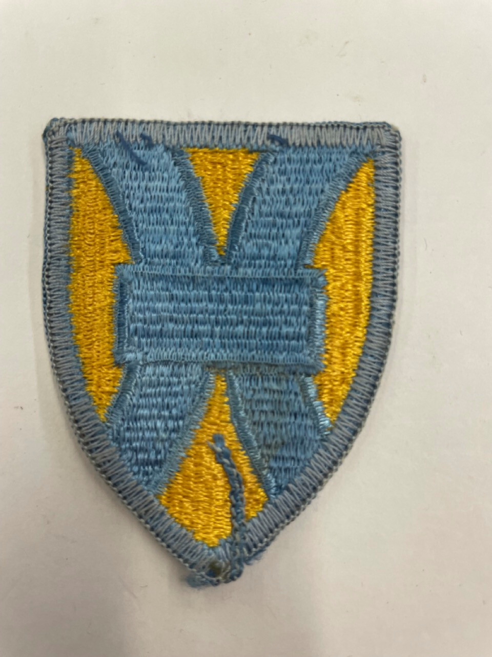 US Army 1st Support Brigade Patch Original, Merrowed edge