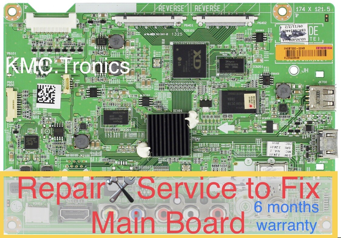 ''Repair🛠Service'' For Main Board 60LN5400-UA, EBT62351504, EAX65105101(1.7)