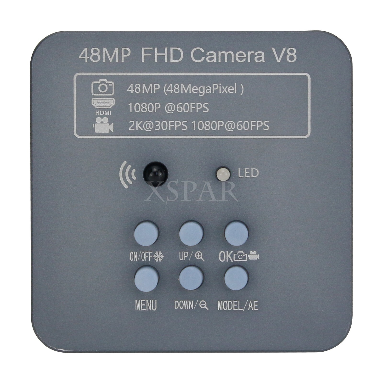 Microscope Video Camera 48MP FHD Camera V8 2K 1080P Camera C Mount For Phone