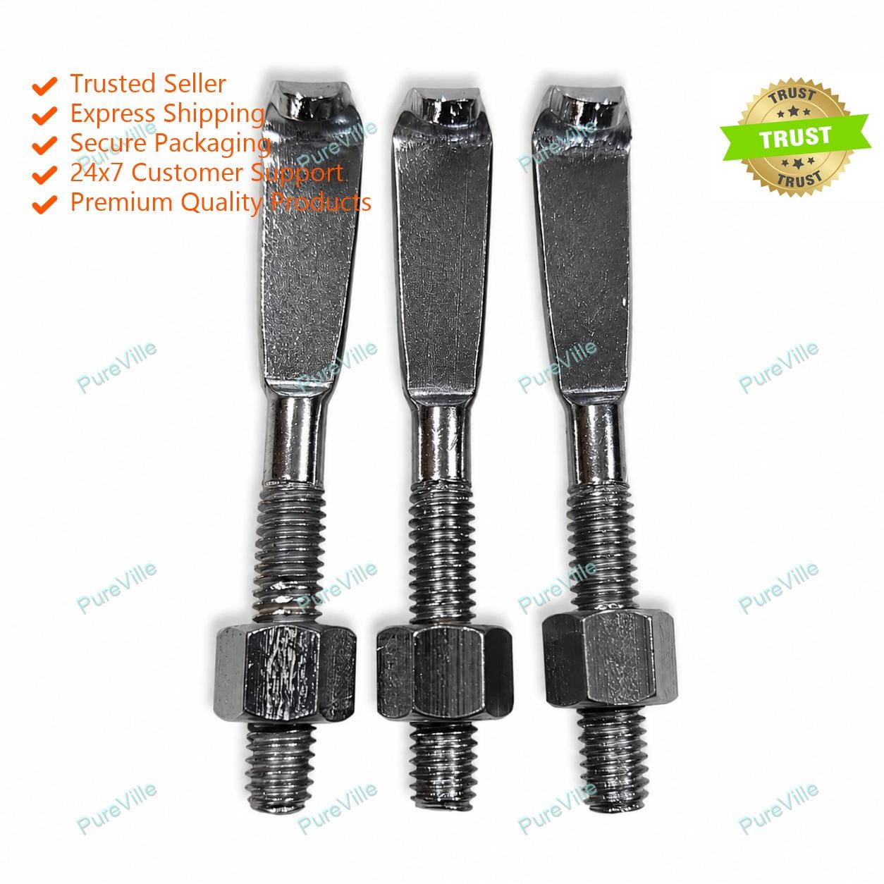 Musical Instruments Dhol & Dholak Accessories Set Of 18,3 Inch Nut & Bolt