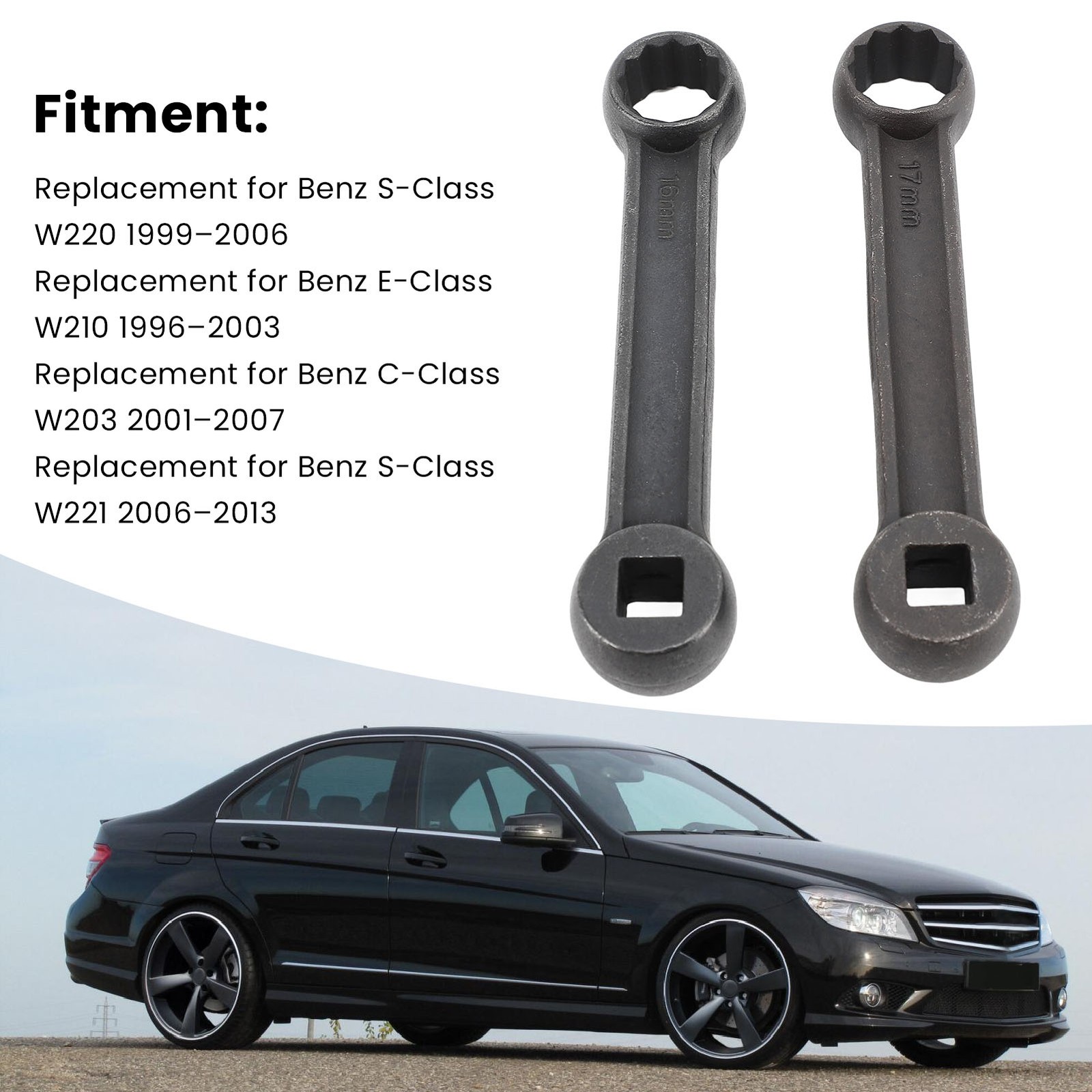 Engine Mount Socket Wrench Engine Mount Bolts Wrench 16MM 17MM For S-Class WECU
