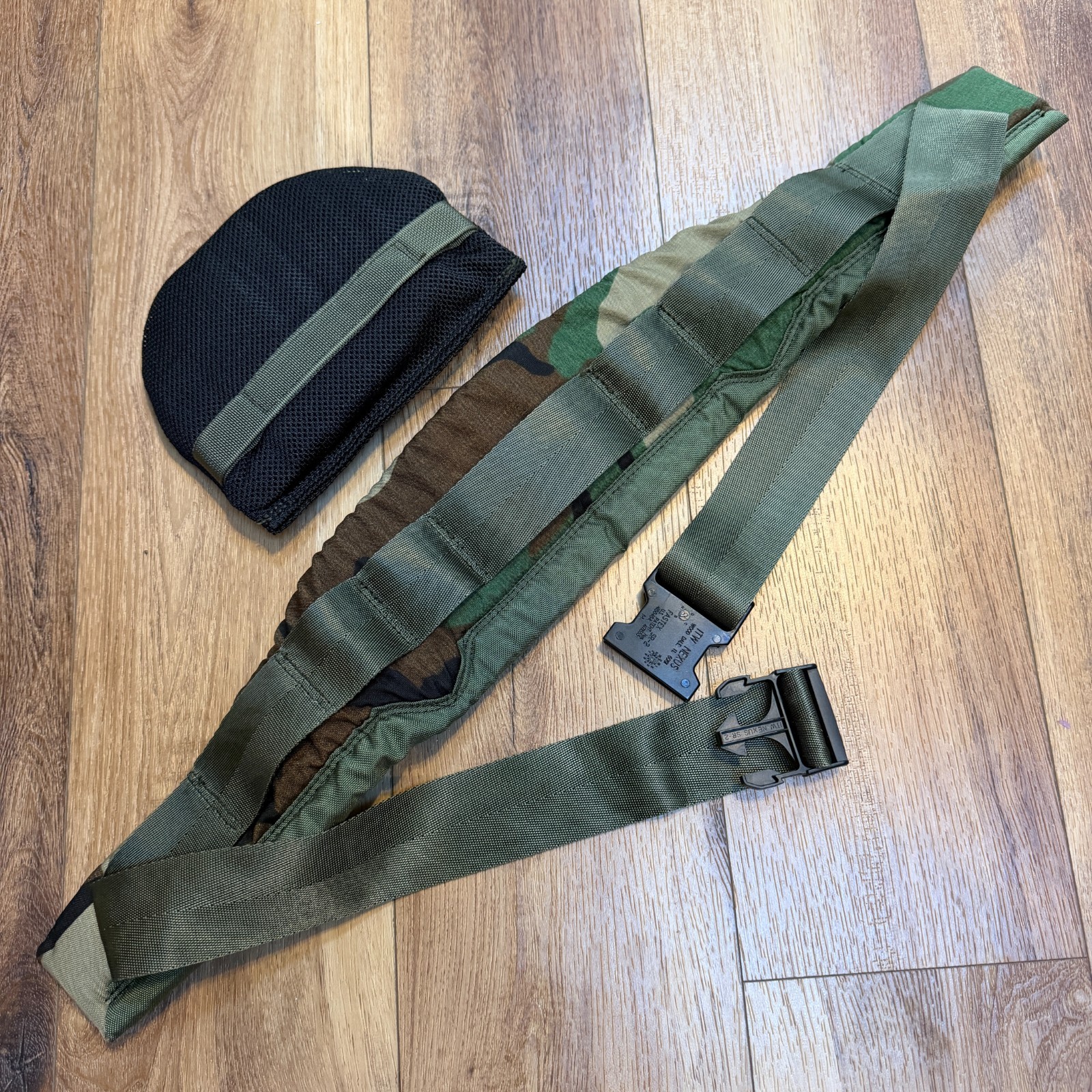 USGI Army CFP90 Backpack Replacement Waist Belt & Pad Woodland Camo New Old St..