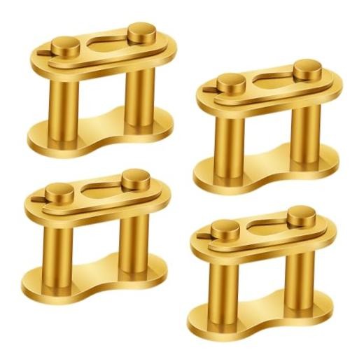 Pack of 4 Connectors for Motorcycle Pocket Bike Chain Pocket Bike Cross #420