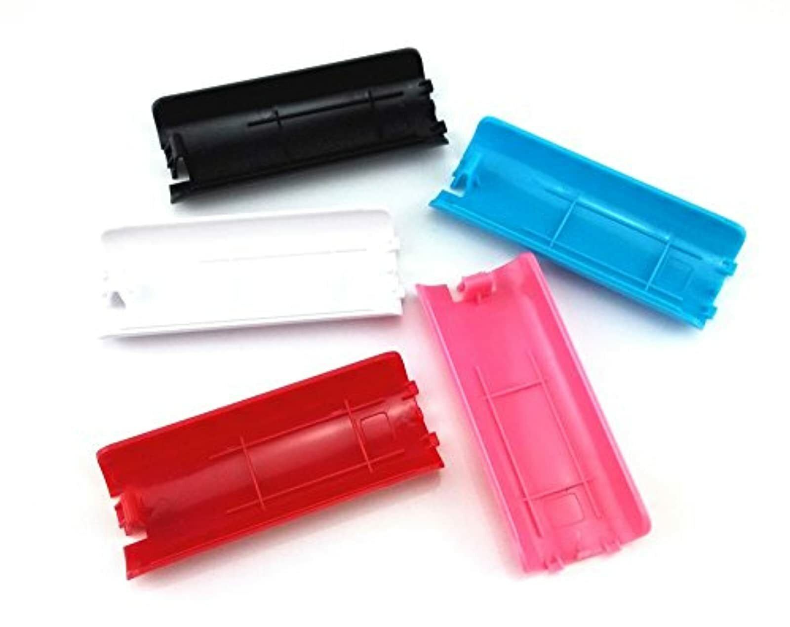 5 PCS Replacement Battery Back Door Cover Shell For Nintendo Wii Remote