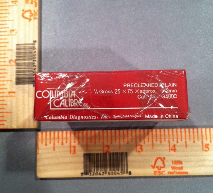 Vintage Microscope Slides