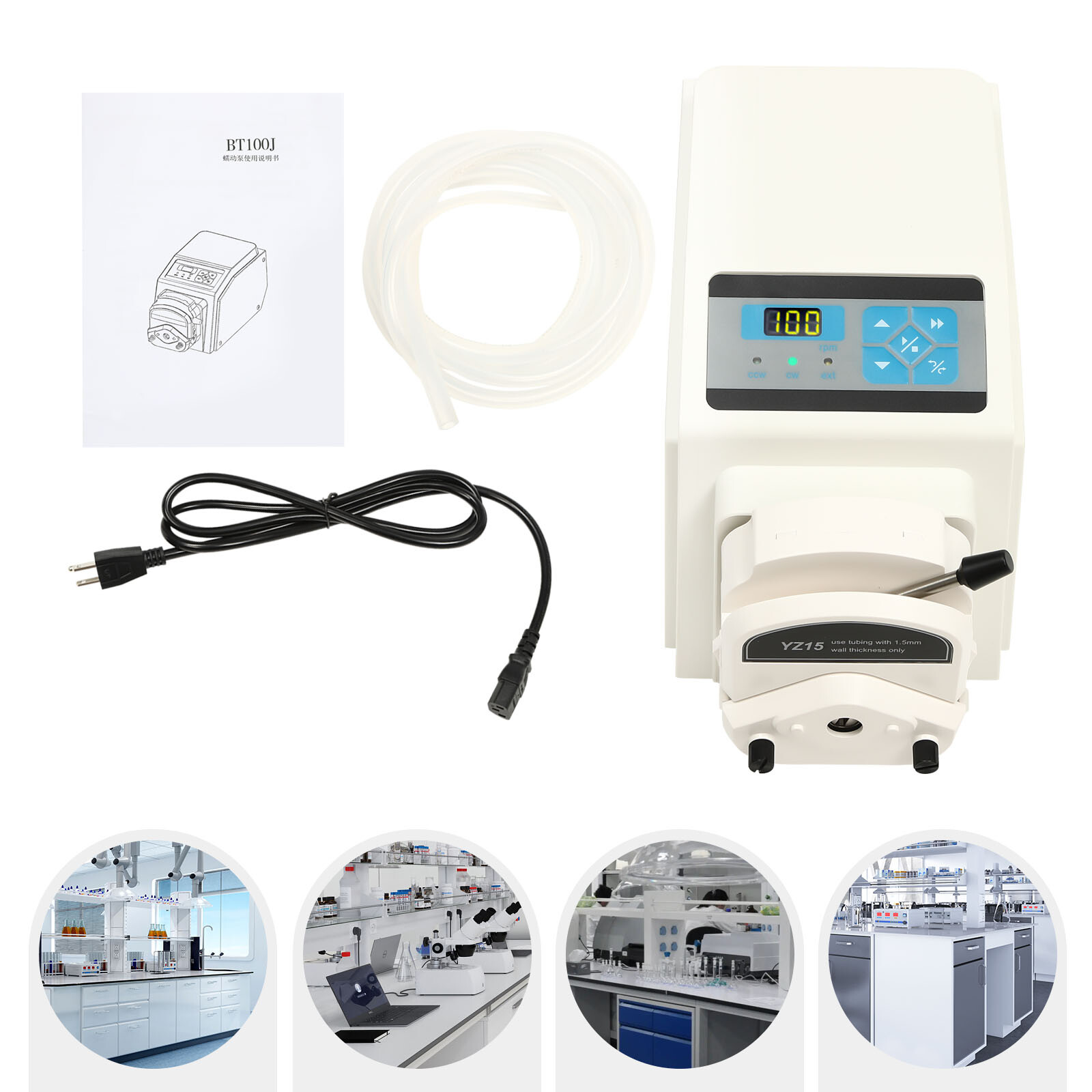Industrial Precision Peristaltic Pump Variable Speed Liquid Metering Dosing Pump