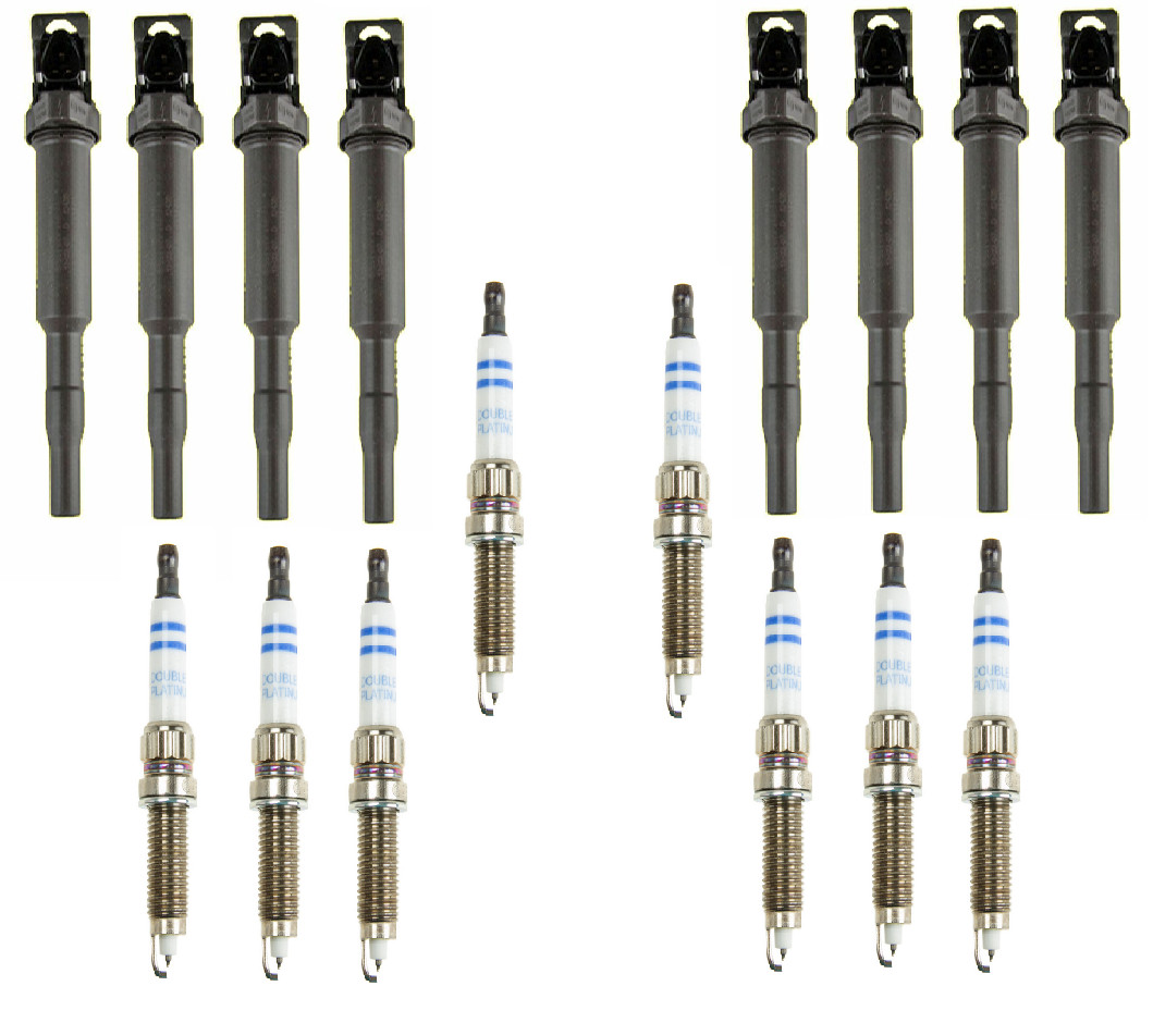8 BOSCH Coils Ignition Coil Pack Set +8 Spark Plug Kit For BMW x5M x6M NEED VIN#