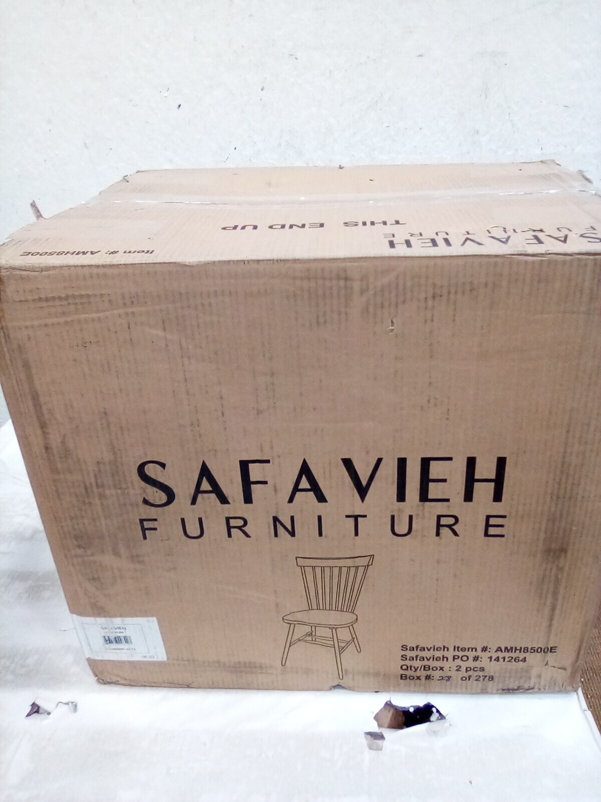 Safavieh PARKER SPINDEL SIDE CHAIR, Reduced Price 2172728910 AMH8500E